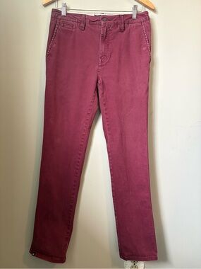 Element Straight Leg Burgundy Wine Chino pants, Women’s Sz 29.